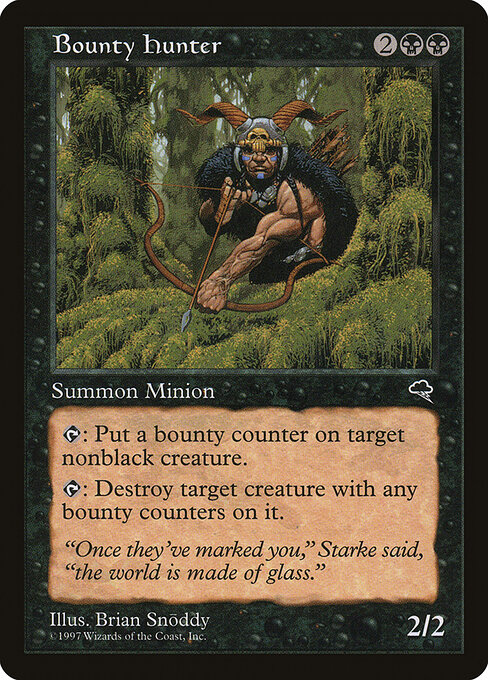1997 Tempest Bounty Hunter #110 card