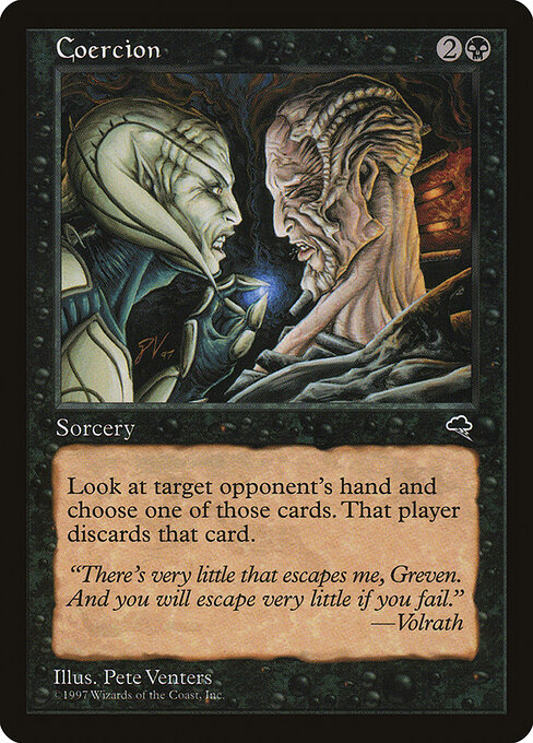 1997 Tempest Coercion #113 card