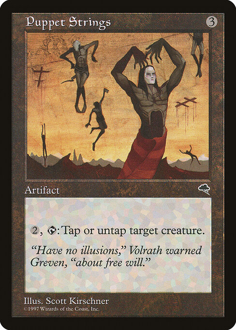 1997 Tempest Puppet Strings #304 card