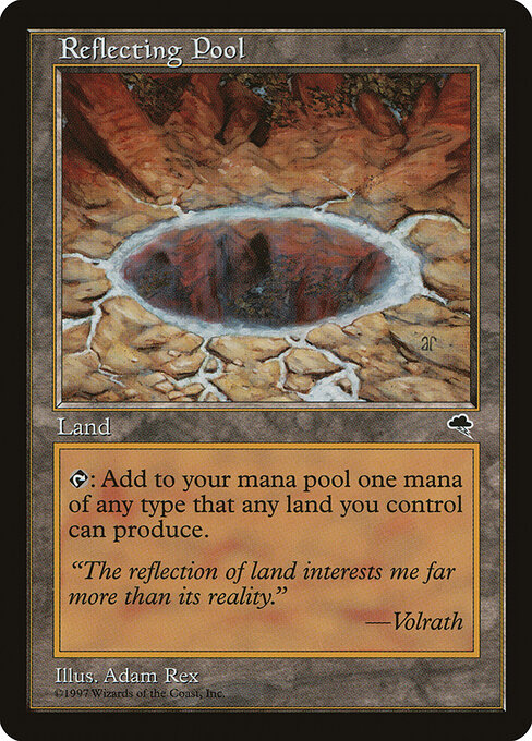 1997 Tempest Reflecting Pool #322 card