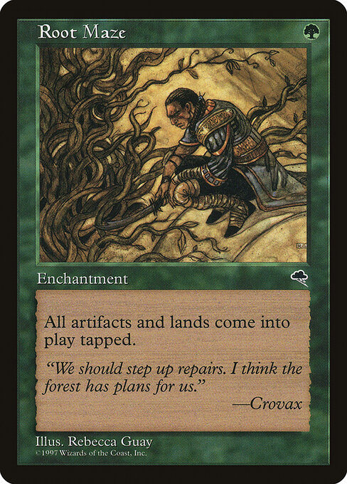 1997 Tempest Root Maze #250 card