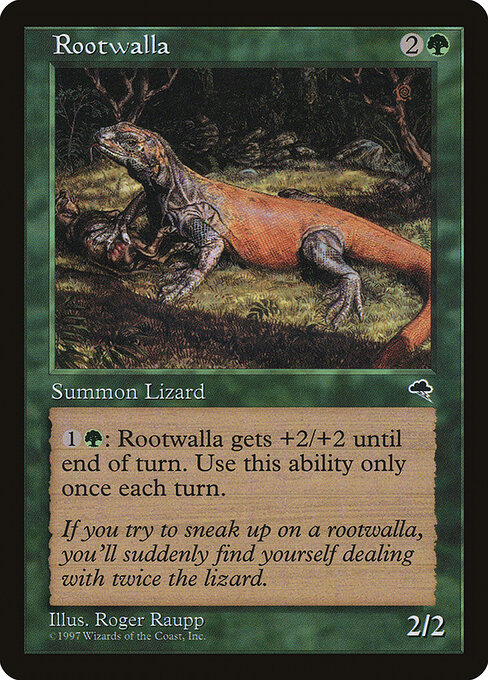 1997 Tempest Rootwalla #252 card