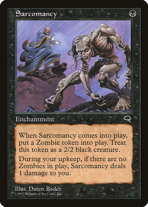 1997 Tempest Sarcomancy #154 card