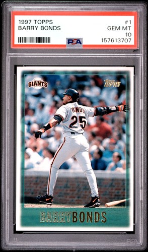 1997 Topps Barry Bonds #1 card