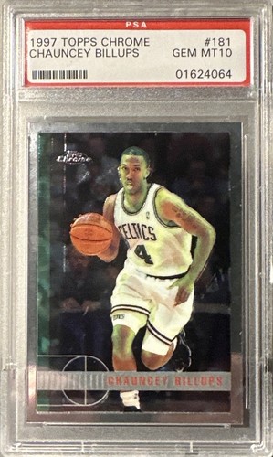 1997 Topps Chrome Chauncey Billups #181 card