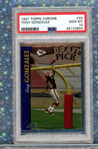 1997 Topps Chrome Tony Gonzalez #24 card