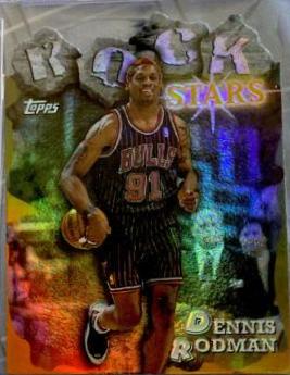 1997 Topps Rock Stars Dennis Rodman [Refractor] #RS5 card