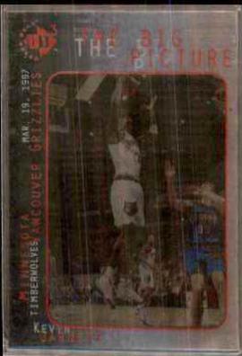 1997 UD3 Kevin Garnett #52 card