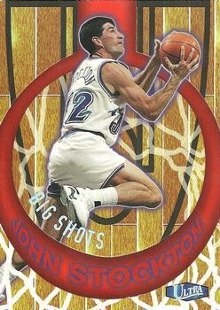 1997 Ultra Big Shots John Stockton #13 card