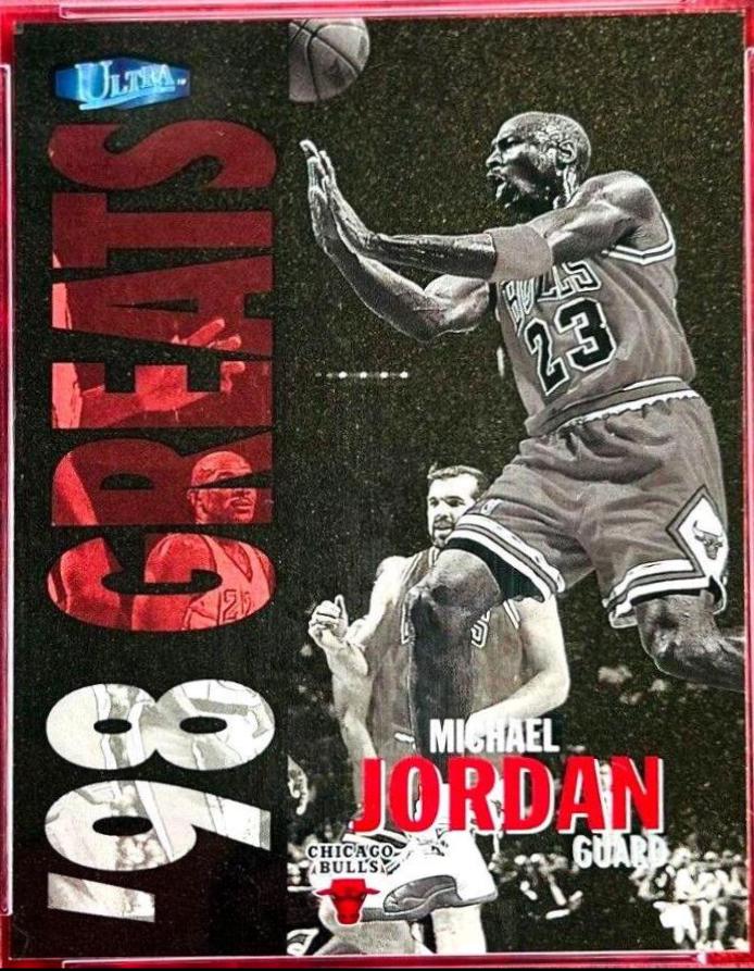 1997 Ultra Michael Jordan [Gold Medallion] #259G card