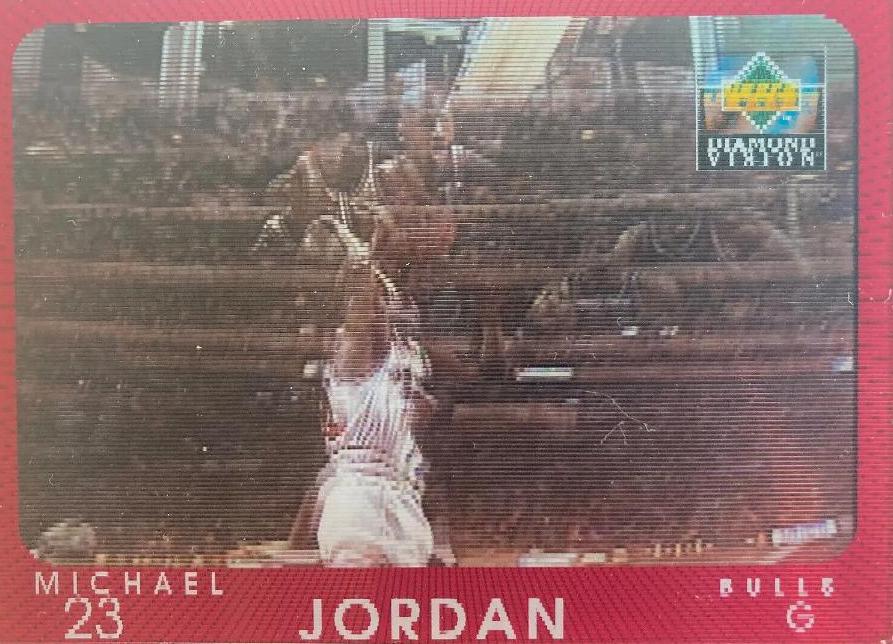 1997 Upper Deck Diamond Vision Michael Jordan #4 card
