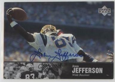1997 Upper Deck Legends John Jefferson [Autograph] #AL-121 card