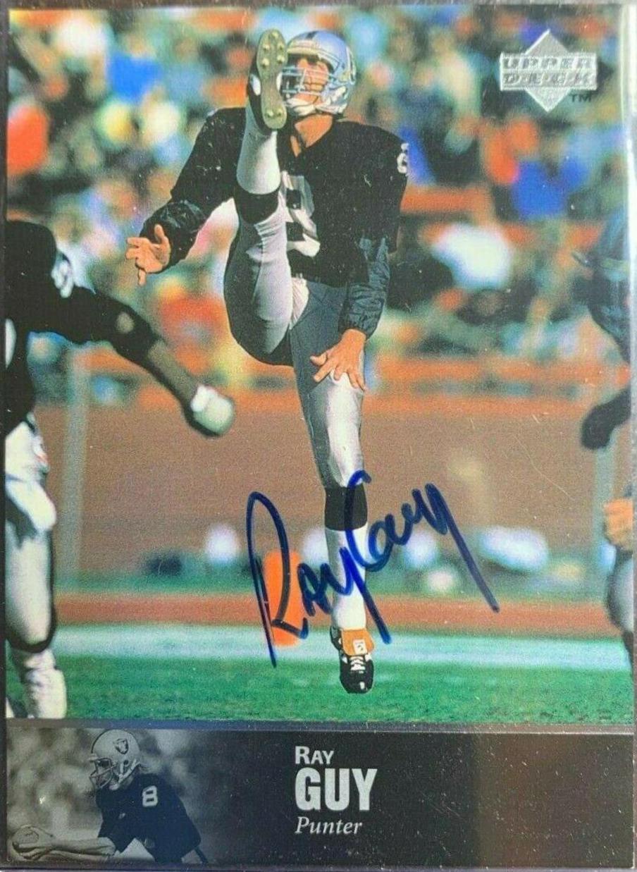 1997 Upper Deck Legends Ray Guy [Autograph] #AL-111 card