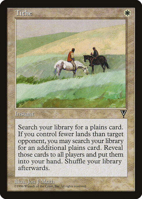 1997 Visions Tithe #23 card