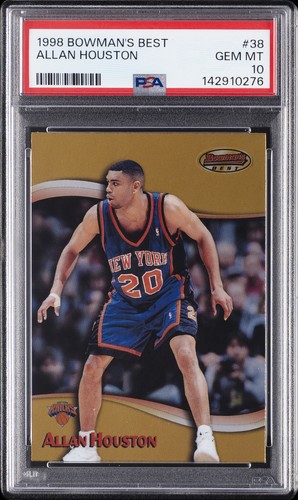 1998 Bowman's Best Allan Houston #38 card