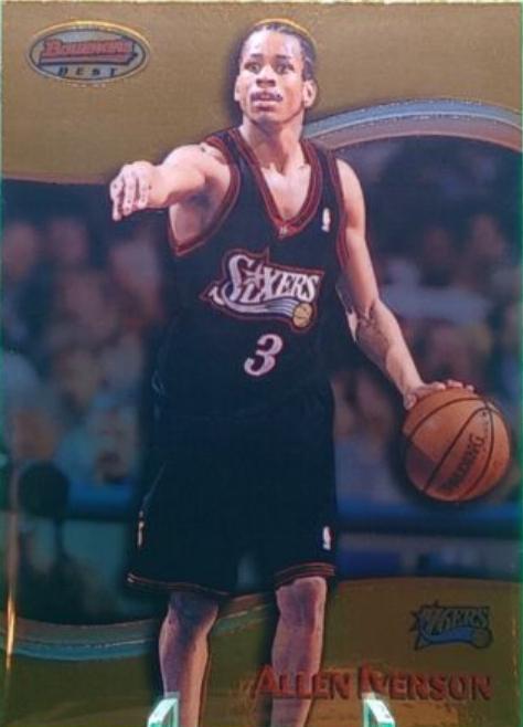 1998 Bowman's Best Allen Iverson #10 card