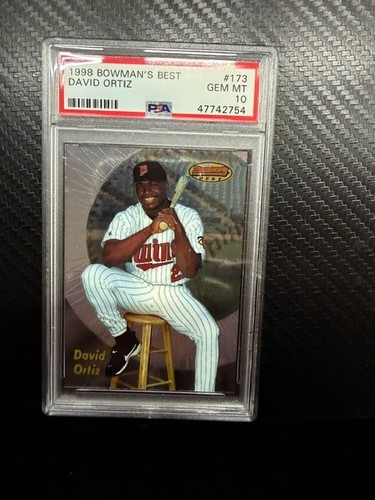 1998 Bowman's Best David Ortiz #173 card