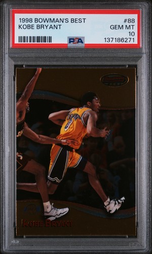 1998 Bowman's Best Kobe Bryant #88 card