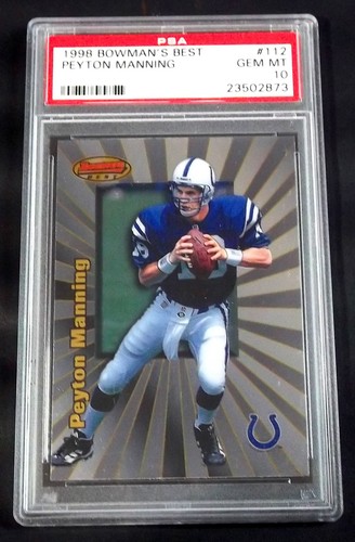 1998 Bowman's Best Peyton Manning #112 card