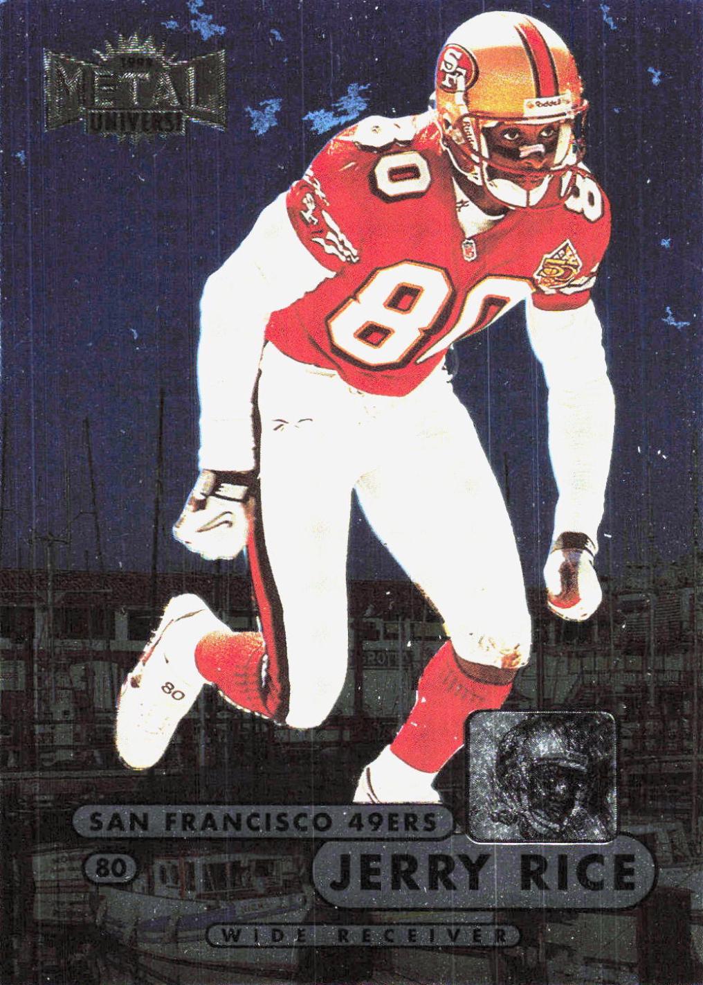 1998 Metal Universe Jerry Rice #1 card