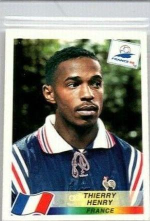 1998 Panini France World Cup Stickers Thierry Henry #172 card