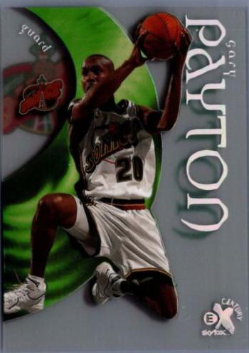 1998 Skybox E X Century Gary Payton #37 card