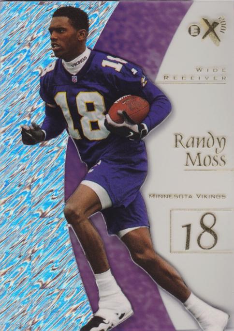1998 Skybox E X2001 Randy Moss #55 card
