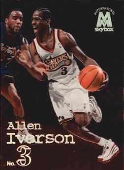 1998 Skybox Molten Metal Allen Iverson #139 card