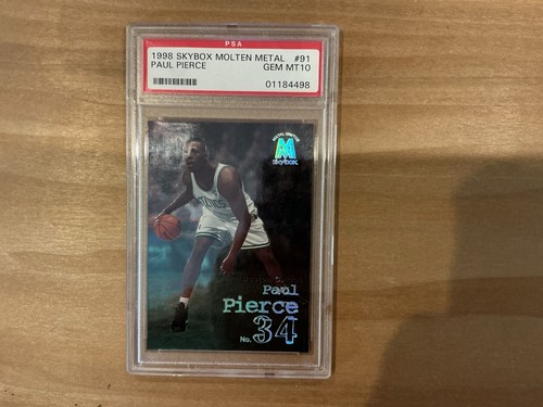 1998 Skybox Molten Metal Paul Pierce #91 card