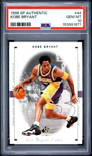 1998 SP Authentic Kobe Bryant #44 card