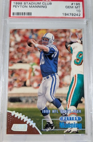 1998 Stadium Club Peyton Manning #195 card