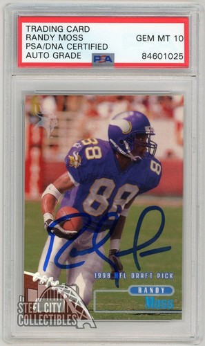 1998 Stadium Club Randy Moss #189 card