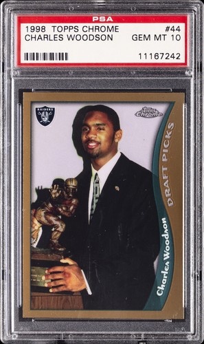 1998 Topps Chrome Charles Woodson #44 card