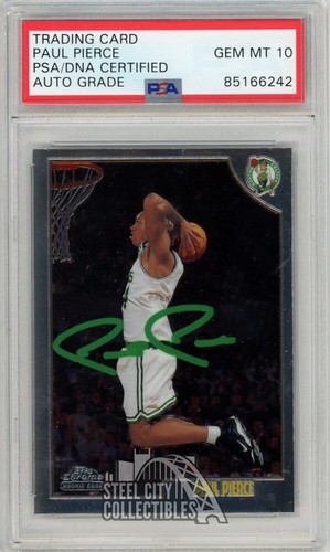 1998 Topps Chrome Paul Pierce #135 card