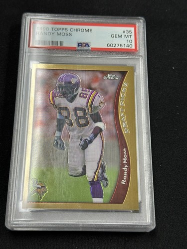 1998 Topps Chrome Randy Moss #35 card