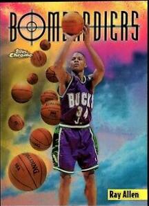 1998 Topps Chrome Season's Best Ray Allen [Refractor] #SB9 card