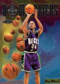 1998 Topps Chrome Season's Best Ray Allen #SB9 card