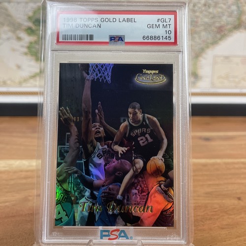 1998 Topps Gold Label Tim Duncan #GL7 card
