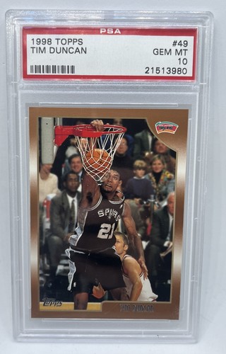 1998 Topps Tim Duncan #49 card