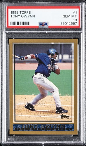 1998 Topps Tony Gwynn #1 card