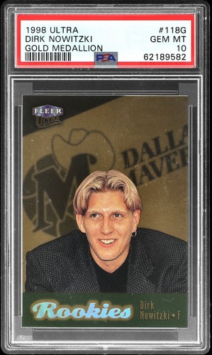 1998 Ultra Gold Medallion Dirk Nowitzki #118G card