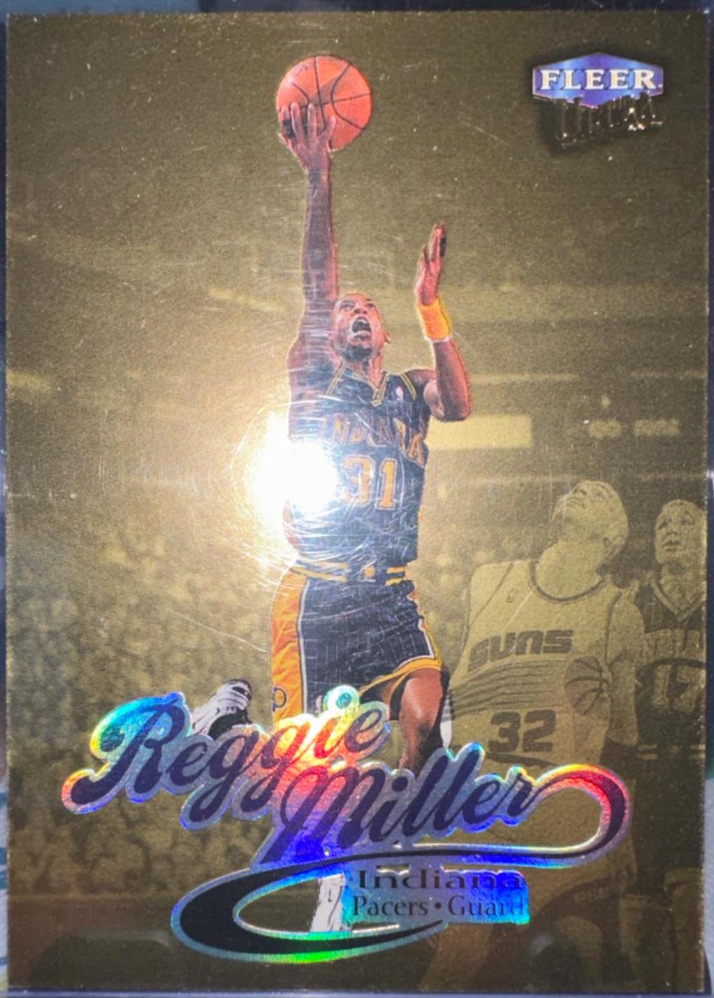 1998 Ultra Gold Medallion Reggie Miller #29G card