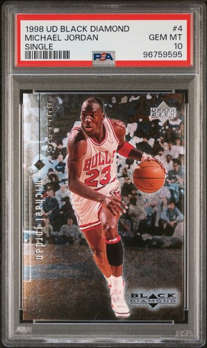 1998 Upper Deck Black Diamond Michael Jordan #4 card