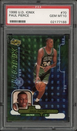1998 Upper Deck Ionix Paul Pierce #70 card
