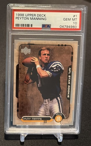 1998 Upper Deck Peyton Manning #1 card