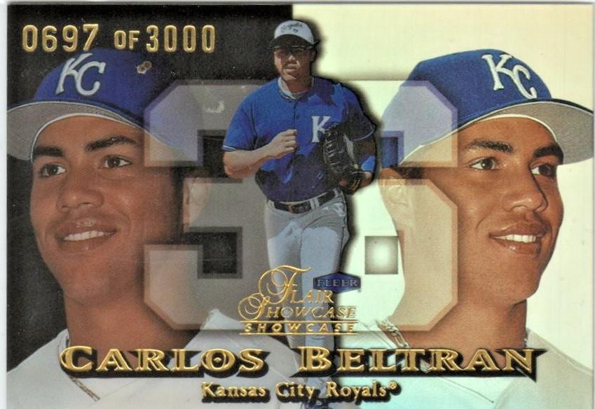 1999 Flair Showcase Carlos Beltran [Row 1] #84 card