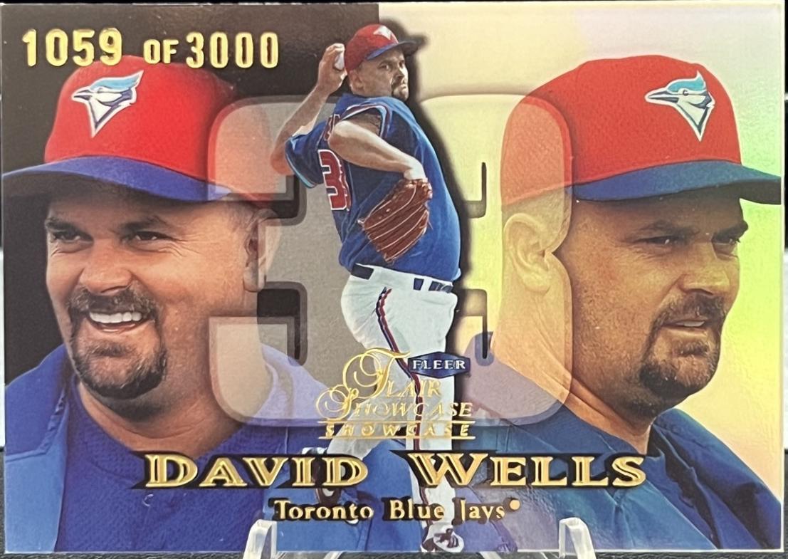 1999 Flair Showcase David Wells [Row 1] #67 card