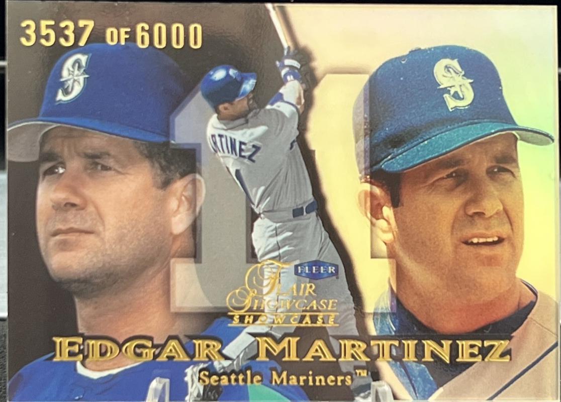 1999 Flair Showcase Edgar Martinez [Row 1] #102 card