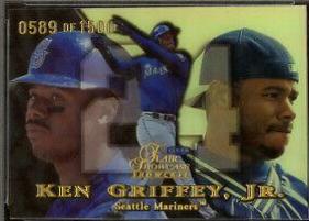 1999 Flair Showcase Ken Griffey Jr. [Row 1] #3 card