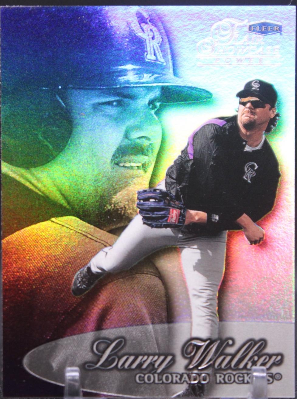 1999 Flair Showcase Larry Walker [Row 1] #72 card